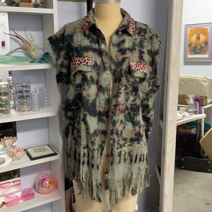 TYE DYE CHEETA KIMONO 😻🌈✨